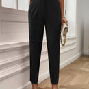 Lune pantalones de mujer casuales a rayas nauticas y entallados, para otono