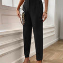 Lune pantalones de mujer casuales a rayas nauticas y entallados, para otono