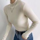 DAZY Sueter De Punto Solido Con Cuello Alzado