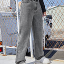EZwear Jeans De Verano De Cintura Alta Con Bolsillo Oblicuo Para Mujer Estilo Boyfriend