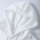 Ezwear sudadera con capucha informal con cordon para mujeres, estampado con letras, para otono/invierno