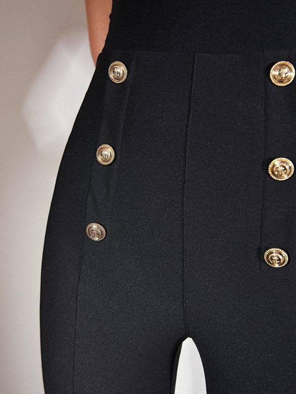 MOTF PREMIUM Pantalones con botones delgado bota