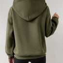 Moosta sudadera con capucha y cordon mujer, estampado "overrensando", otono