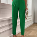 Lune pantalones de mujer casuales a rayas nauticas y entallados, para otono