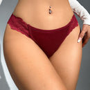 Lenceria Encaje Contrastante Panty