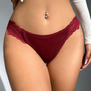 Lenceria Encaje Contrastante Panty