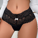 Lenceria Sexy Con Encaje Floral Y Lazo Decorativo