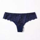 Lenceria de encaje floral de tanga