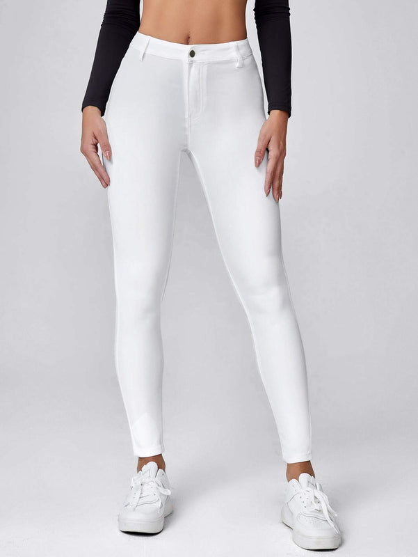 Essnce Pantalones ajustados casuales y simples de una sola pieza para mujeres de primavera y verano