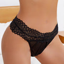 Lenceria De Encaje Floral Con Braguita