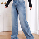 EZwear Jeans Rectos De Cremallera Y Bolsillos Coolmax