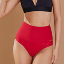 FINETOO Bragas con estampado de letra de talle alto