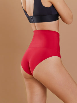 FINETOO Bragas con estampado de letra de talle alto