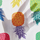 LUNE Blusa con estampado de pina de manga murcielago