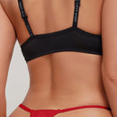 Lenceria De Encaje Con Panty De Contraste