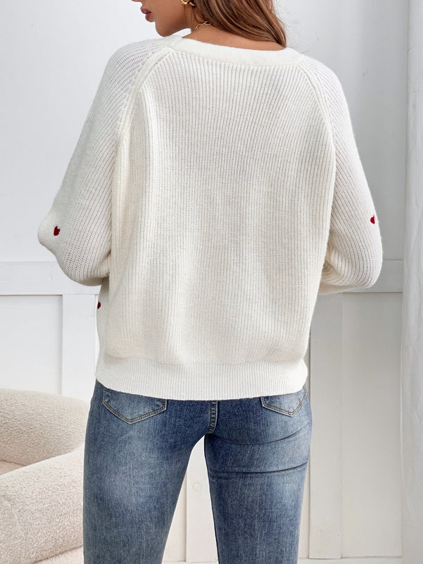 Frenchy cardigan con botones de corte casual y rayas para mujer, para otono/invierno