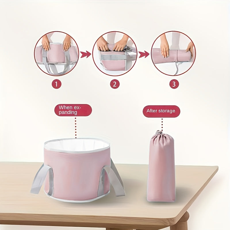 Bolsa de baño de pies, alta y profunda, para uso en casa, portátil, dispositivo de spa de pies, lavabo, dormitorio térmico, cubeta de baño de pies plegable.