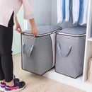 1 Bolsa De Almacenamiento Grande Organizador De Ropa Con Asa Reforzada, Contenedores De Almacenamiento Para Ropa De Cama, Edredones, Ropa, Armario, Ventana Transparente, Cremalleras Resistentes