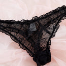 3 paquetes de lenceria sexy con tanga de encaje floral