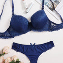 Set de lenceria con aro con encaje floral