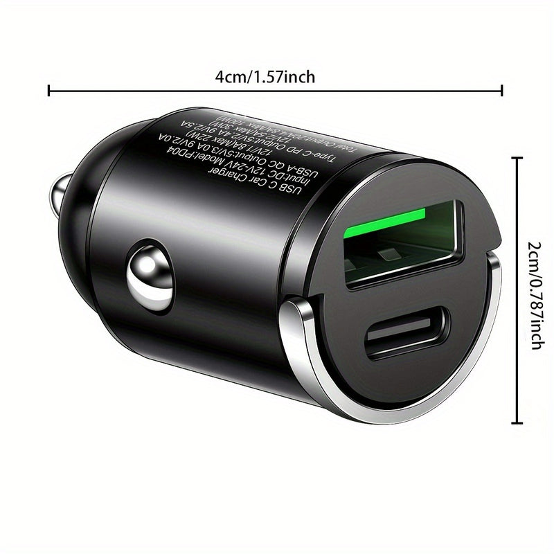 Un cargador de teléfono para coche de carga rápida con USB y tipo C, que incluye tipo C QC3.0 a 100W, es una elección ideal de regalo para 11 días festivos diferentes.