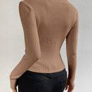 Frenchy Jersey de cuello cuadrado tejido de canale