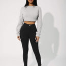 PETITE Pantalones ajustados solidos de primavera-verano para mujeres con botones en la parte delantera