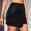 BAE Skort bajo cruzado brillante