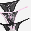 ROMWE Kawaii 3 piezas Set bragas con estampado de dibujos animados