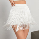 SXY Shorts bajo con fleco sin cinturon