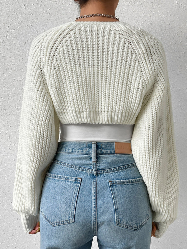Ezwear cardigan con camisola decorado con lazo para mujer, otono/invierno