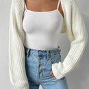 Ezwear cardigan con camisola decorado con lazo para mujer, otono/invierno