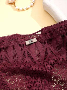 FINETOO Bragas con encaje floral