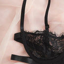 Conjunto De 2 Piezas De Ropa Interior De Encaje Para Mujeres (con Varilla)
