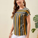 EMERY ROSE Blusa de rayas de manga murcielago