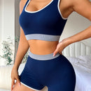 Set Sujetador unido en contraste inconsutil & bragas