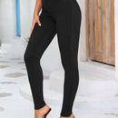 Tall Pantalones ajustados con botones al frente