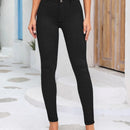Tall Pantalones ajustados con botones al frente