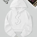 Essnce sudadera con capucha corta para mujer