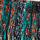 VCAY Shorts con estampado de paisley de cintura fruncido
