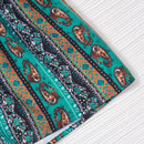 VCAY Shorts con estampado de paisley de cintura fruncido