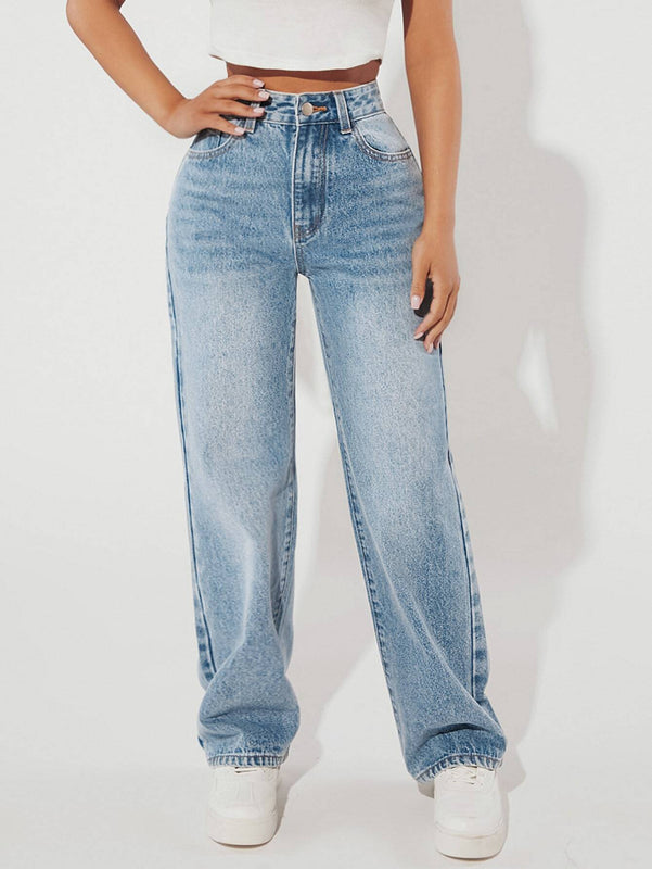 PETITE Jeans con bolsillo oblicuo de pierna ancha