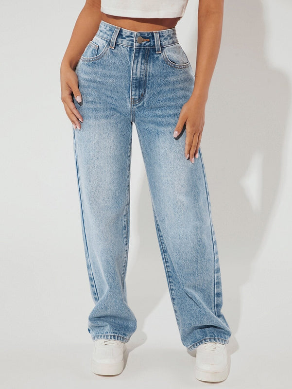 PETITE Jeans con bolsillo oblicuo de pierna ancha