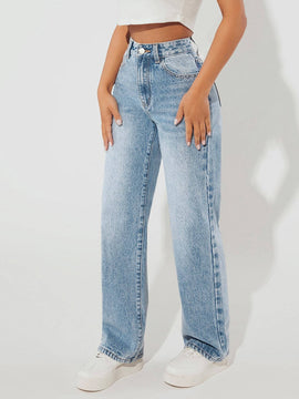 PETITE Jeans con bolsillo oblicuo de pierna ancha