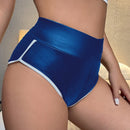 SXY Shorts unido en contraste PU