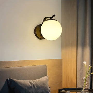 Luz de pared LED moderna con acabado metálico elegante - Montaje semienterrado, cableado, no necesita batería, ideal para dormitorio, sala de estar, pasillo y escalera, iluminación de dormitorio | Lámpara metálica elegante | Lámpara LED cableada, luces L