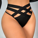 Bragas con tira cruzada con abertura