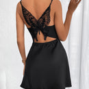 Prive Vestido de tirantes con mariposa aplique de espalda abierta