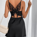 Prive Vestido de tirantes con mariposa aplique de espalda abierta