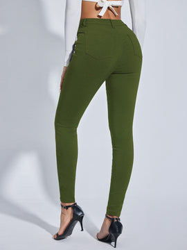 Essnce Pantalones ajustados cortos solidos